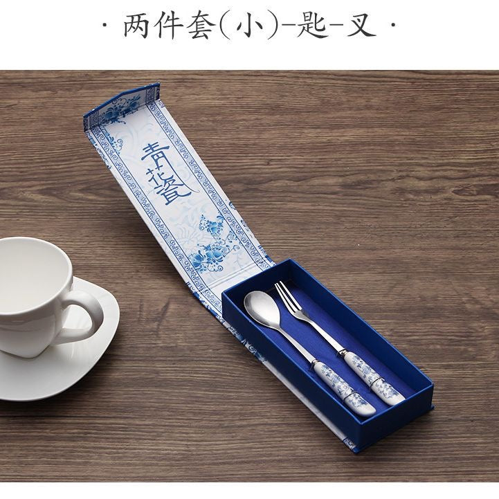 青花瓷精品餐具礼品盒