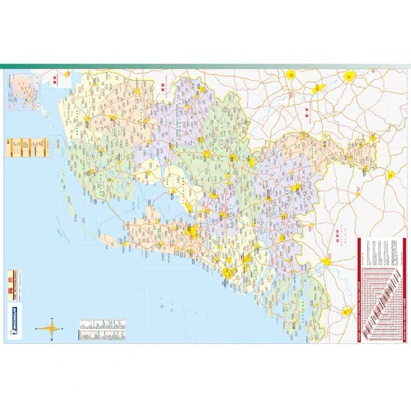荷兰/欧洲/荷比卢旅游铜板地图 加大版