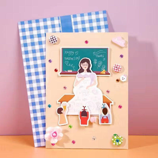教师节贺卡DIY材料包(一套)