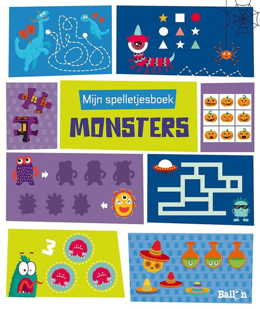 Mijn spelletjeboek Monsters 4+
