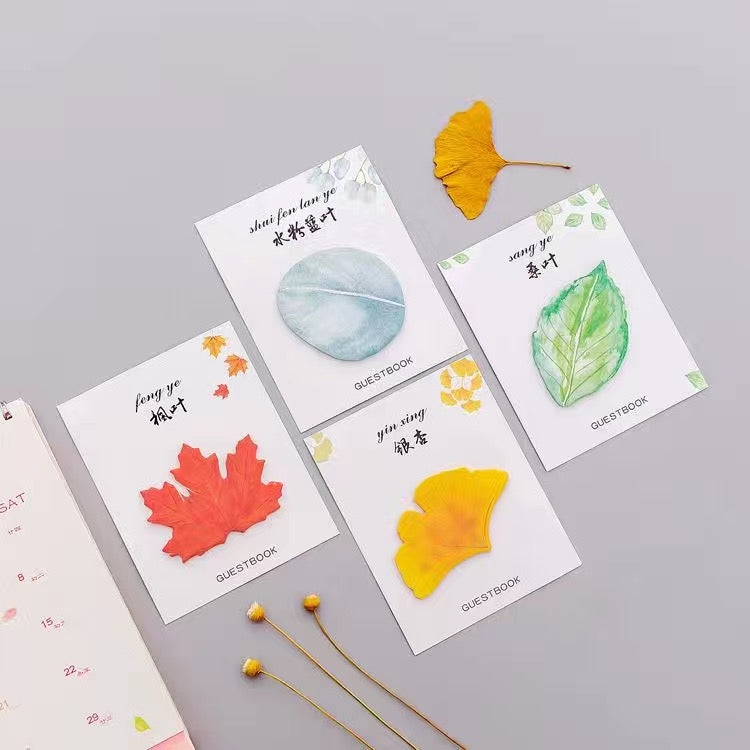 创意小清新树叶便利贴(本)