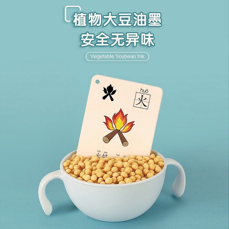 幼儿形象识字卡 100张