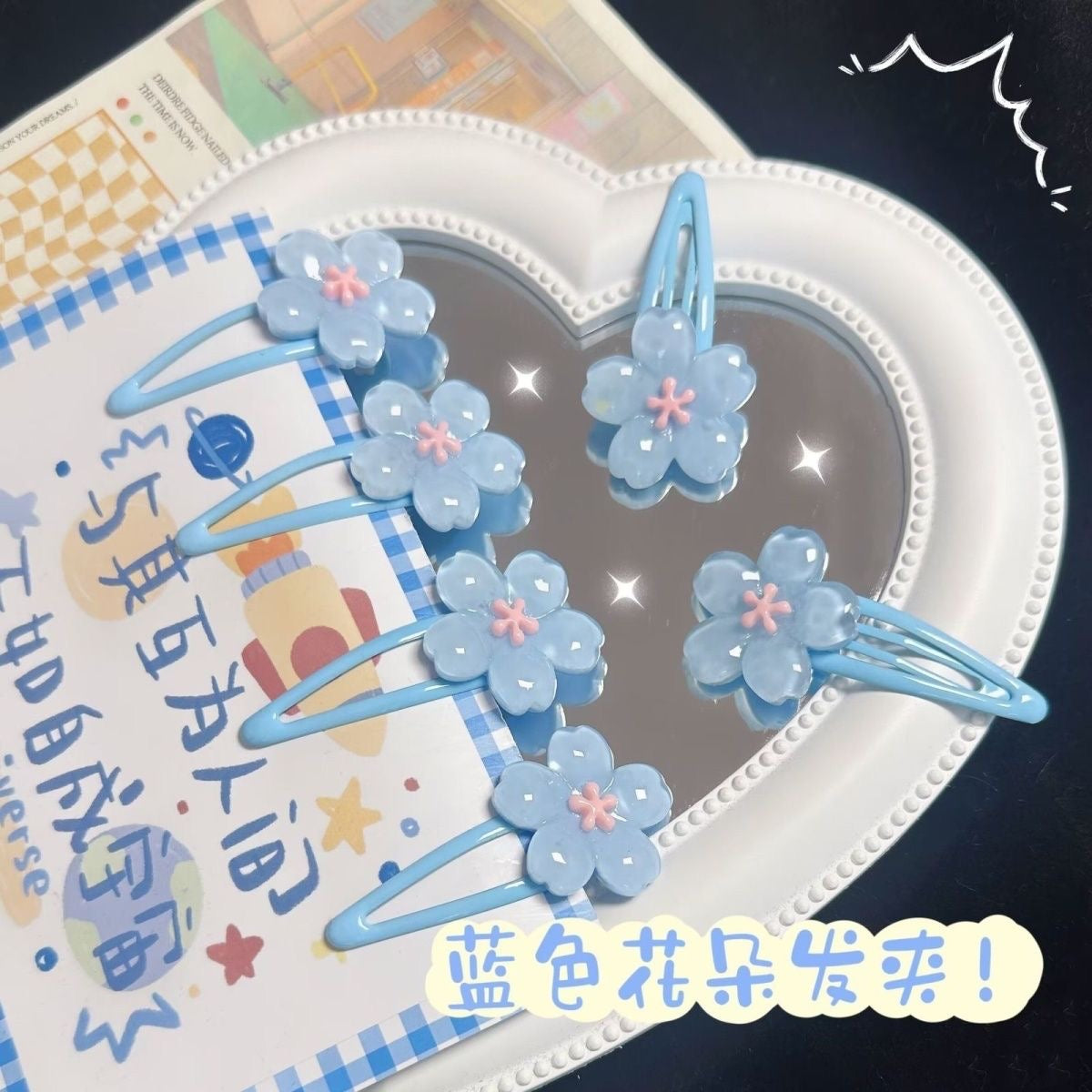 INS可爱樱花发卡(2个)
