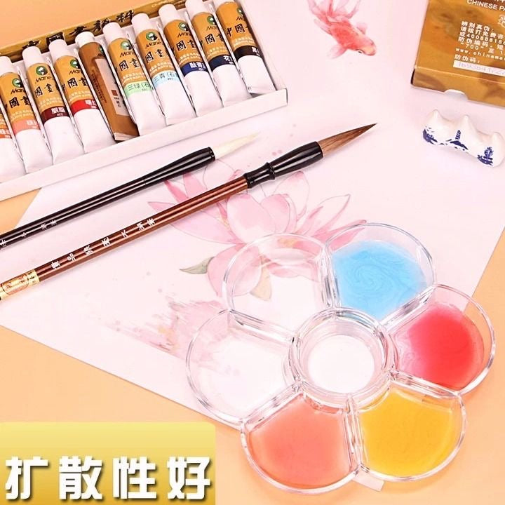 马利国画颜料 12色 5ml