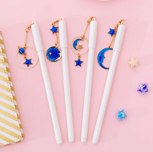 INS星空吊坠中性笔(随机一支)