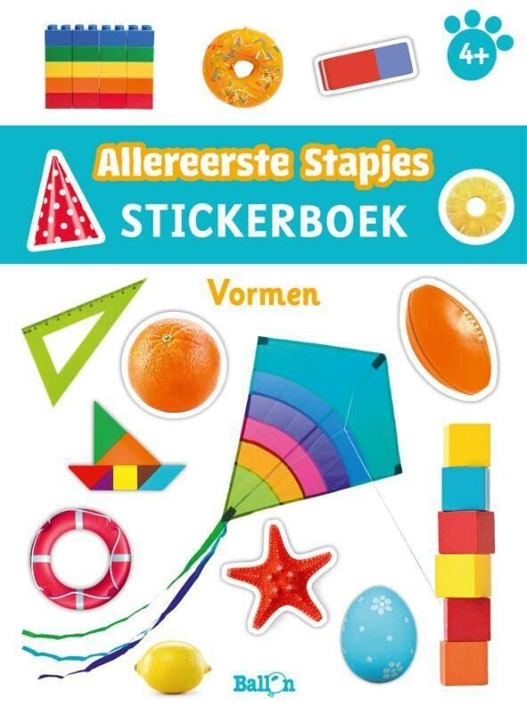 Allereerste Stapjes stickerboek vormen 4 jaar+