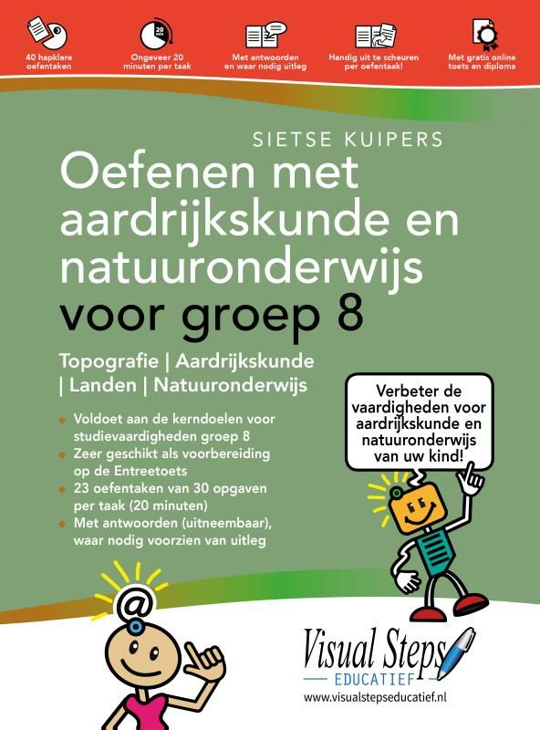 Oefenen met aardrijkskunde en natuuronderwijs voor groep 8