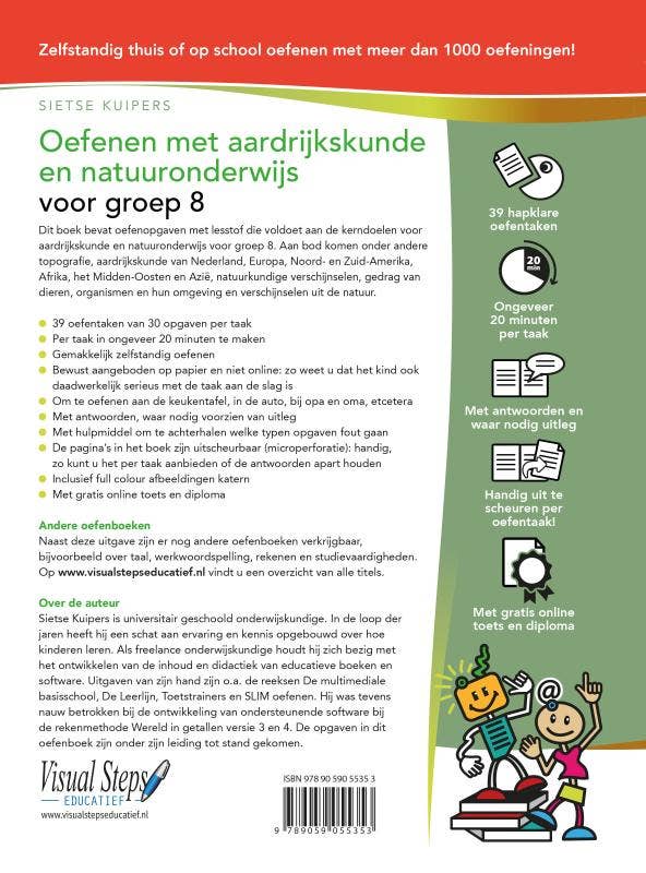 Oefenen met aardrijkskunde en natuuronderwijs voor groep 8